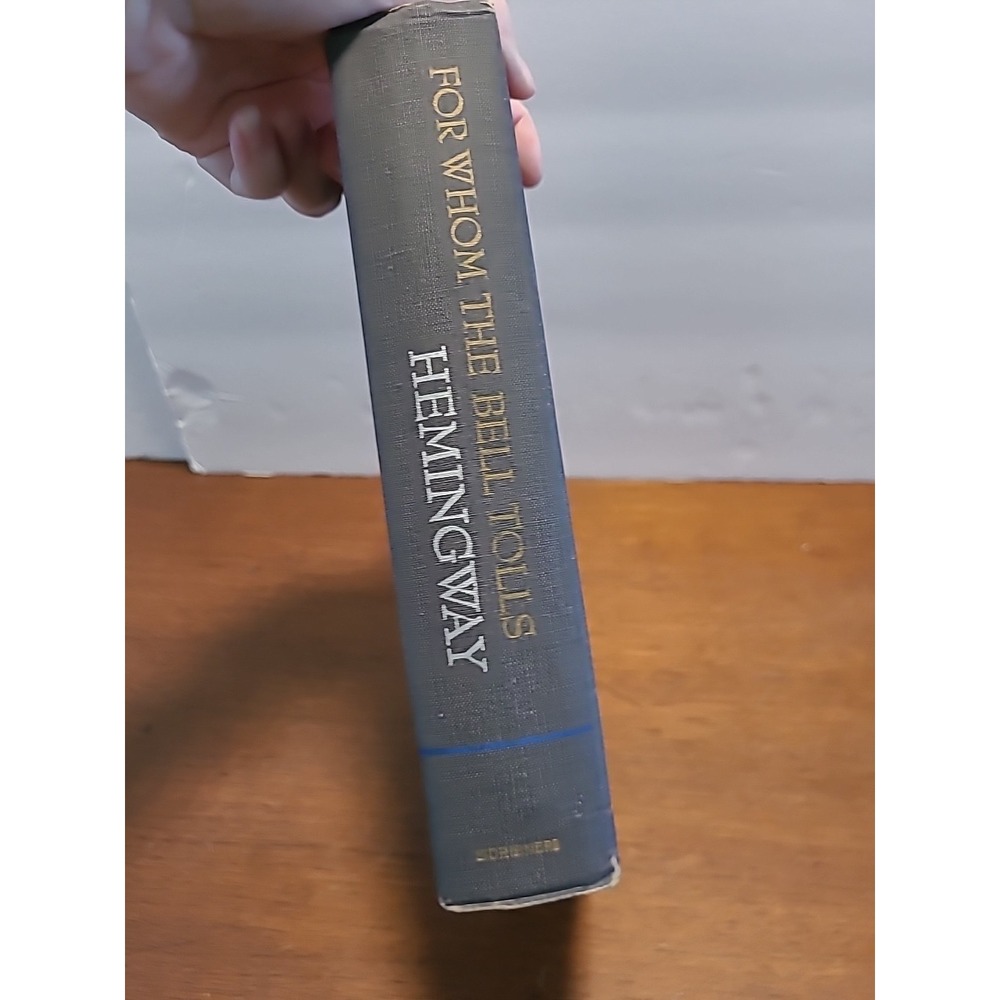VINTAGE Ernest Hemingway For Whom The Bell Tolls SCRIBNER EDITION Hardcover